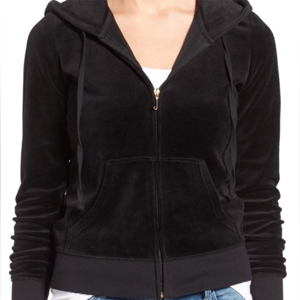 Black Zip Up Hoodie